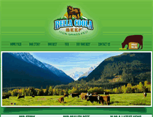 Tablet Screenshot of bellacoolabeef.com